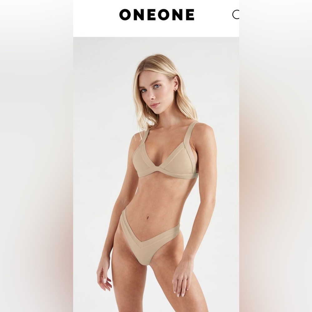 OneOne , 2 piece bikini, ivory cream , size (XS)